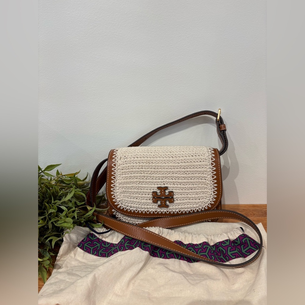 Tory Burch Britten Crochet Crossbody Bag
